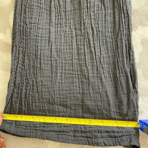 Women's Gauze Boho Wide leg flare Black Pants Sz XS - Picture 15 of 15